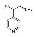 2-氨基-1-吡啶-4-基-乙醇结构式
