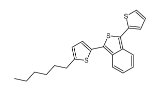 1-(5-hexylthiophen-2-yl)-3-thiophen-2-yl-2-benzothiophene Structure