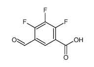 2,3,4-trifluoro-5-formylbenzoic acid Structure