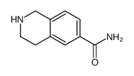 1,2,3,4-四氢异喹啉-6-羧酰胺结构式