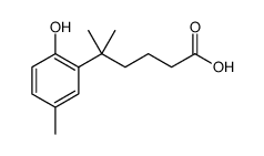 BENZENEPENTANOIC ACID, 2-HYDROXY-D,D,5-TRIMETHYL structure