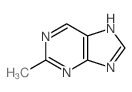 9H-Purine, 2-methyl- structure