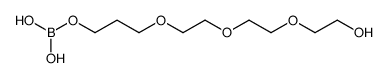 3-[2-[2-(2-hydroxyethoxy)ethoxy]ethoxy]propoxyboronic acid Structure