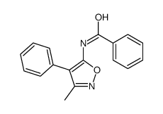 N-(3-methyl-4-phenyl-1,2-oxazol-5-yl)benzamide结构式