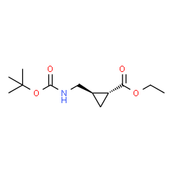 ethyl (1r,2r)-rel-2-(boc-aminomethyl)cyclopropanecarboxylate picture