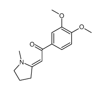 1-methyl-2-veratroylmethylene-pyrrolidine结构式