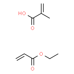 ethyl prop-2-enoate: 2-methylprop-2-enoic acid Structure