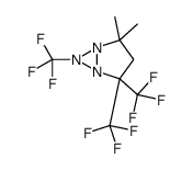 1,5,6-Triazabicyclo(3.1.0)hexane, 4,4-dimethyl-2,2,6-tris(trifluoromet hyl)-结构式