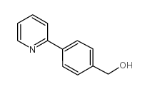 (4-(PYRIDIN-2-YL)PHENYL)METHANOL structure