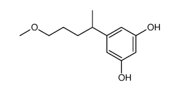 2-(3,5-dihydroxyphenyl)-5-methoxypentane结构式