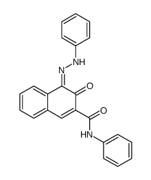 1-phenylazo-2-hydroxy-3-naphthanilide Structure