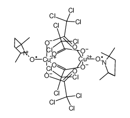 [Co(O2CCBr3)2(2,2,5,5-tetramethylpyrrolinyl 1-oxy radical)]2 Structure