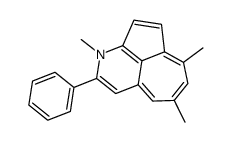 1,5,7-trimethyl-2-phenyl-1H-azuleno[1,8-bc]pyridine Structure