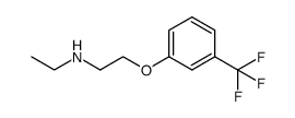 N-ethyl-2-[3-(trifluoromethyl)phenoxy]ethanamine结构式