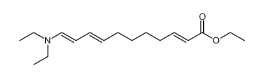 (2E,8E,10E)-11-Diethylamino-undeca-2,8,10-trienoic acid ethyl ester Structure