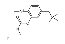[2-(dimethylcarbamoyloxy)-4-(2,2-dimethylpropyl)phenyl]-trimethylazanium,iodide Structure