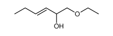 1-ethoxy-hex-3-en-2-ol结构式