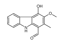 9H-Carbazole-1-carboxaldehyde, 4-hydroxy-3-methoxy-2-methyl- picture
