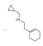 2-(1-Cyclohexen-1-yl)-N-(cyclopropylmethyl)-1-ethanamine hydrochloride structure