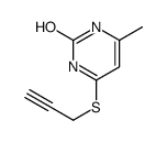 6-methyl-4-prop-2-ynylsulfanyl-1H-pyrimidin-2-one Structure