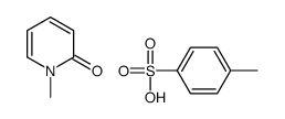 4-methylbenzenesulfonic acid,1-methylpyridin-2-one结构式