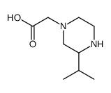2-(3-propan-2-ylpiperazin-1-yl)acetic acid Structure
