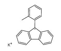 potassium 9-o-tolylfluorenide Structure