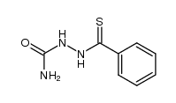 1-thiobenzoyl semicarbazide结构式