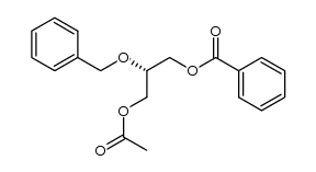 (S)-3-acetoxy-2-(benzyloxy)propyl benzoate Structure