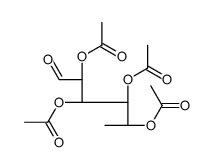 [(2R,3S,4S,5R)-3,4,5-triacetyloxy-6-oxohexan-2-yl] acetate结构式