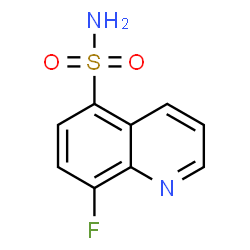 8-Fluoro-5-quinolinesulfonamide结构式