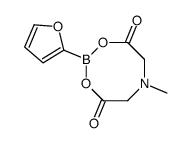 2-(Furan-2-yl)-6-methyl-1,3,6,2-dioxazaborocane-4,8-dione,2-Furanboronic acid MIDA ester structure