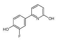 6-(3-fluoro-4-hydroxyphenyl)-1H-pyridin-2-one结构式