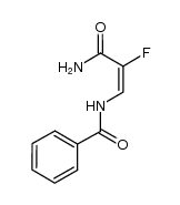 β-(N-benzoylamino)-α-fluoroacrylamide Structure