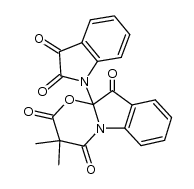 10a-(2',3'-dioxo-2',3'-dihydroindol-1'-yl)-3,3-dimethyl-2H-[1,3]oxazino[3,2-a]indole-2,4,10(3H,10aH)-trione Structure