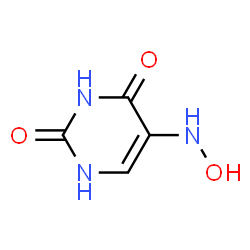 2,4(1H,3H)-Pyrimidinedione, 5-(hydroxyamino)- (9CI) picture