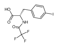 N-trifluoroacetyl-4-iodophenylalanine Structure