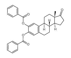 2-hydroxyestrone 2,3-dibenzoate结构式
