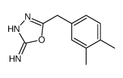 5-[(3,4-dimethylphenyl)methyl]-1,3,4-oxadiazol-2-amine picture