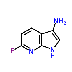 3-Amino-6-fluoro-7-azaindole结构式