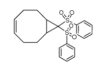 9,9-bis(phenylsulphonyl)bicyclo[6.1.0]non-4-ene Structure