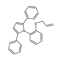 2,5-diphenyl-N-[2-(allylthio)phenyl]pyrrole结构式