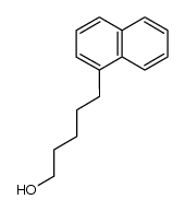 5-(1-naphthyl)-pentan-1-ol结构式
