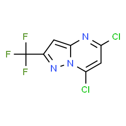 5,7-DICHLORO-2-TRIFLUOROMETHYLPYRAZOLO[1,5-A]PYRIMIDINE structure