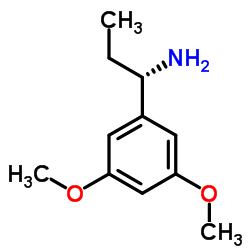(1S)-1-(3,5-Dimethoxyphenyl)-1-propanamine结构式