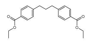 1,3-bis(4-ethoxycarbonylphenyl)propane Structure