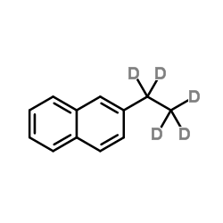 2-Ethylnaphthalene-d5 Structure