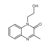 1-(2-hydroxyethyl)-3-methylquinoxalin-2(1H)-one Structure