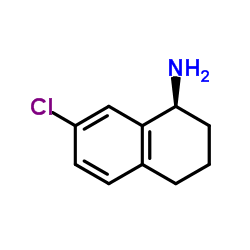 (S)-7-chloro-1,2,3,4-tetrahydronaphthalen-1-amine structure