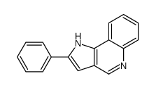 2-phenyl-1H-pyrrolo[3,2-c]quinoline结构式